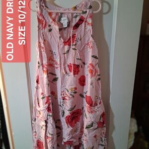 Old Navy Pink Floral Dress